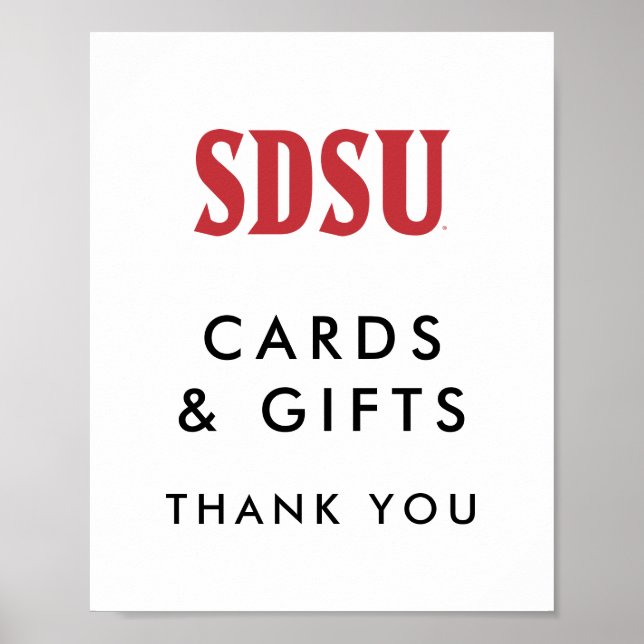 SDSU Graduation | Honoring Aztecs in San Diego Poster (Front)