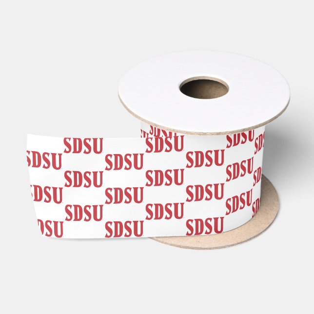 SDSU Graduation | Honoring Aztecs in San Diego Satin Ribbon (Spool)