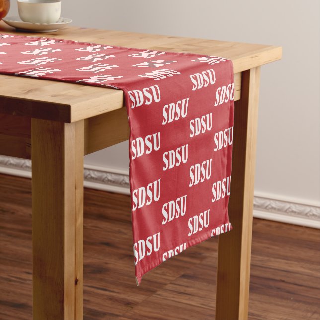 SDSU Graduation | Honoring Aztecs in San Diego Short Table Runner (In Situ)