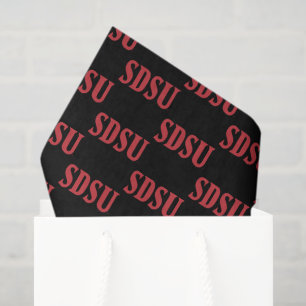 SDSU Graduation   Honoring Aztecs in San Diego Tissue Paper