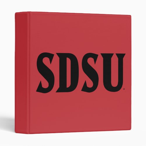 SDSU Wordmark 3 Ring Binder
