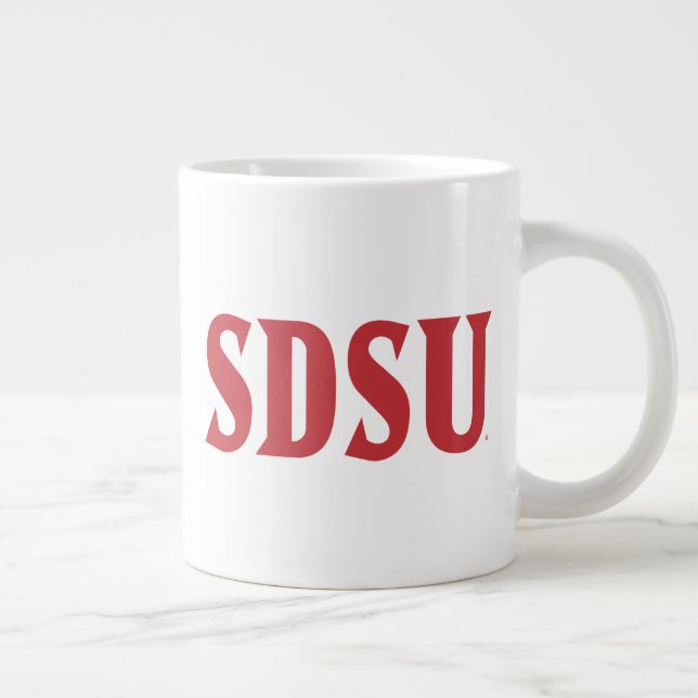 SDSU Wordmark Giant Coffee Mug (Right)