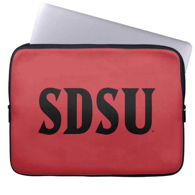 SDSU Wordmark Laptop Sleeve (Front)