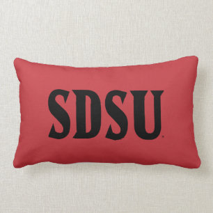 SDSU Wordmark Lumbar Pillow