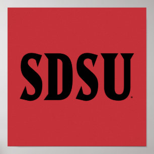 SDSU Wordmark Poster
