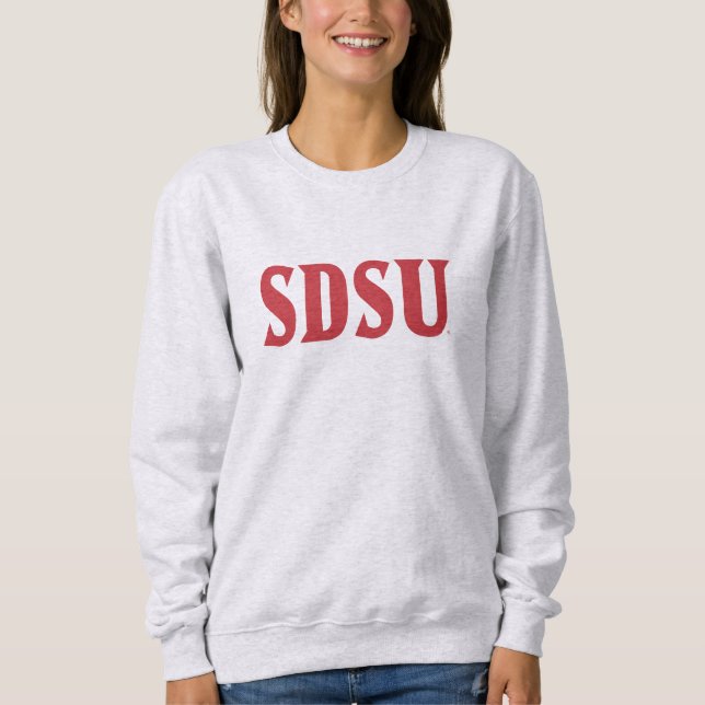 SDSU Wordmark Sweatshirt (Front)