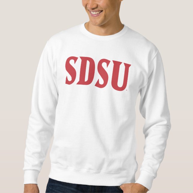 SDSU Wordmark Sweatshirt (Front)