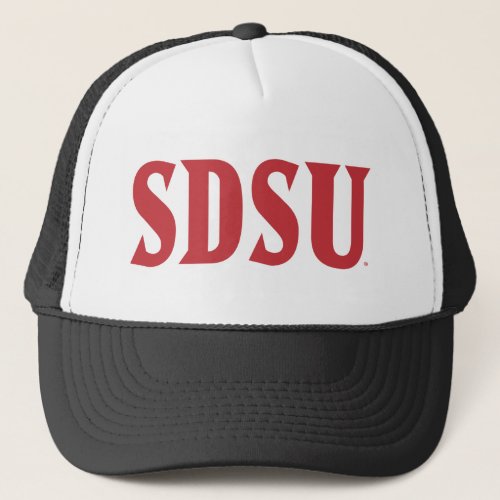 SDSU Wordmark Trucker Hat