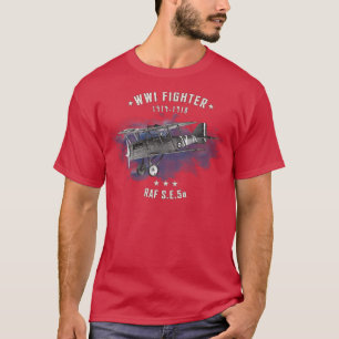 SE5a RAF WWI Fighter aircraft T-Shirt
