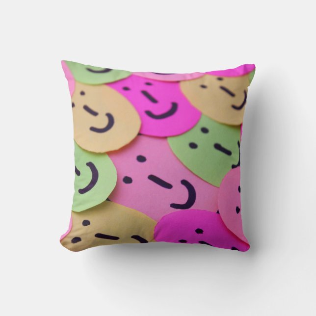 Se Feliz Throw Pillow (Front)