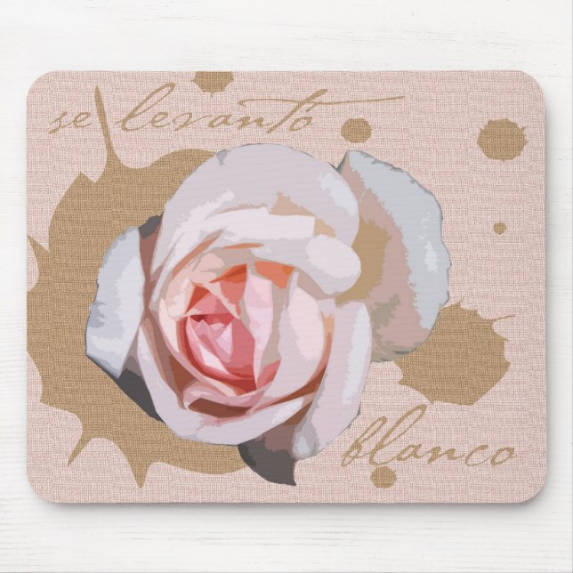 Se Levanto Blanco Mousepad (Front)