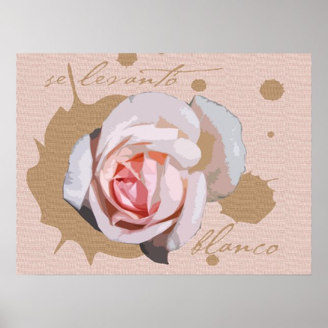 Se levanto blanco poster (Front)