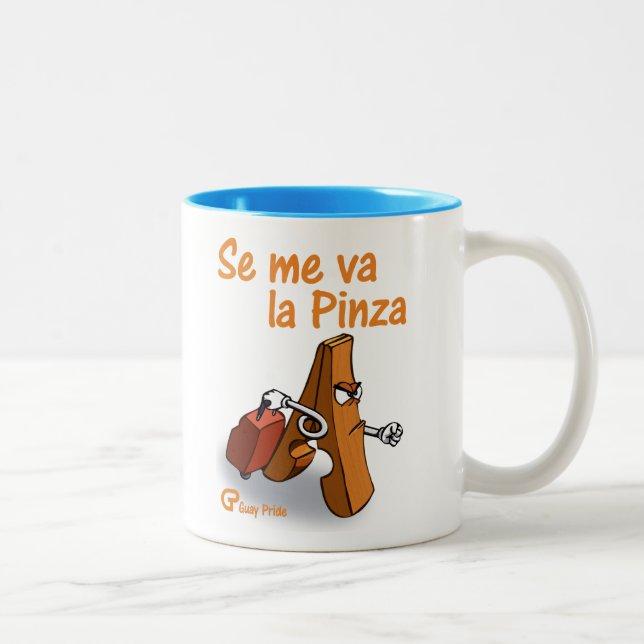 Se me va la Pinza Two-Tone Coffee Mug (Right)