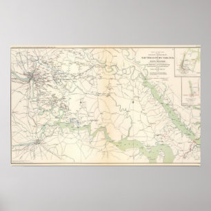 SE Virginia, Ft Monroe, approaches to Richmond Poster