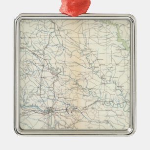 SE Virginia, Ft Monroe Metal Ornament