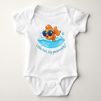 Sea Adventure | Cute Goldfish with Sunglasses