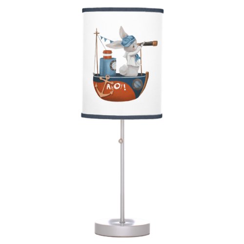 Sea Adventures Boy Nursery Table Lamp