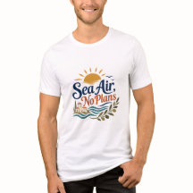 Sea Air No Plans Summer Vacation T-Shirt