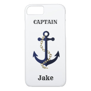 Sea anchor, chain, personalized iPhone 8/7 case