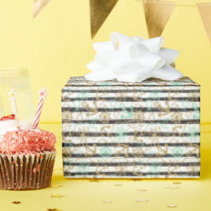 Sea Anchor Pattern Wrapping Paper