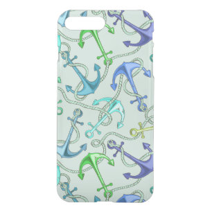 Sea Anchors And Rope Pattern iPhone 8 Plus/7 Plus Case