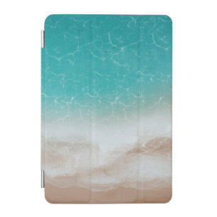 Sea and Beach from Above Cool Abstract Art iPad Mini Cover
