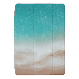 Sea and Beach from Above Cool Abstract Art iPad Pro Cover