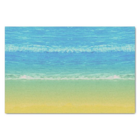 Sea And Beach Themed Tissue Paper