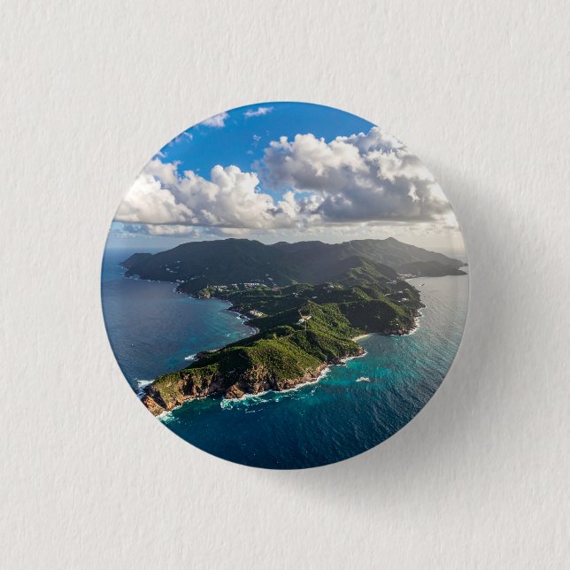 Sea and island button (Front)