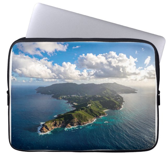 Sea and island laptop sleeve (Front)