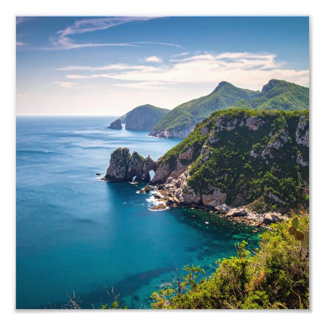 Sea and island photo print (Front)