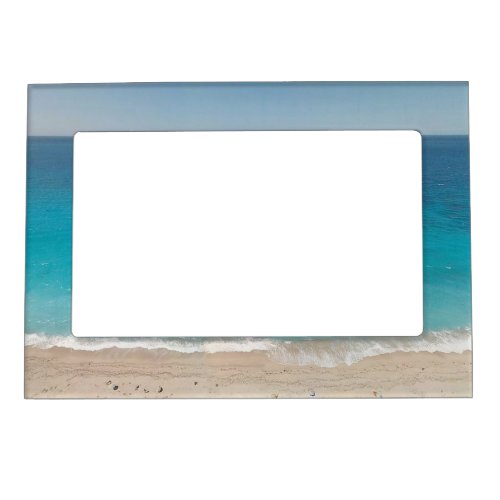 Sea and Sand Beach Themed Modern Magnetic Frame