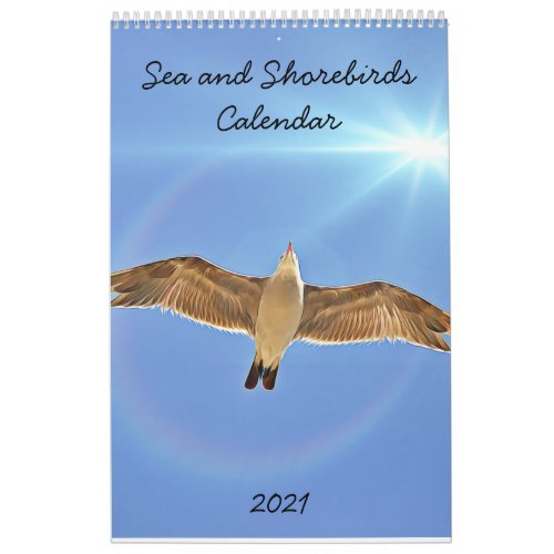 Sea and Shorebirds Calendar 2021