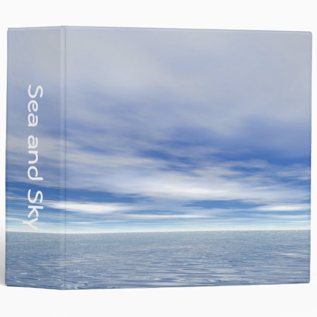 Sea and Sky (2.0in) Binder (Front/Spine)