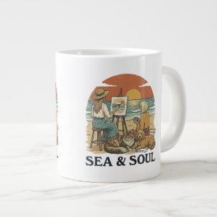 Sea and Soul Dream Giant Coffee Mug