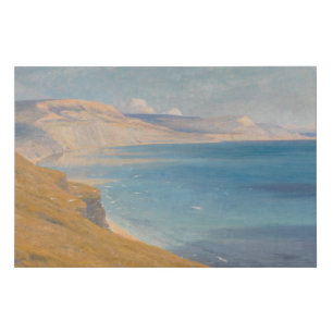 Sea and Sunshine Faux Canvas Print