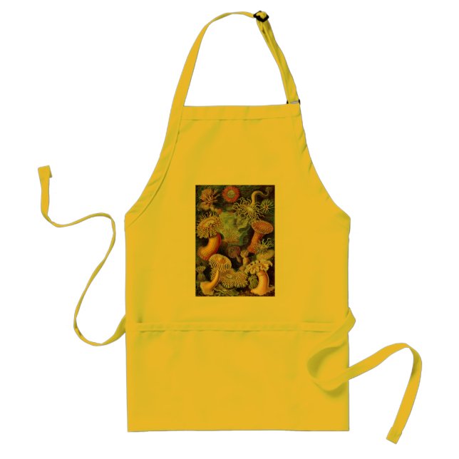 Sea Anemone Scientific Nature Ocean Adult Apron (Front)
