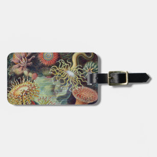 Sea Anemone Scientific Nature Ocean Luggage Tag