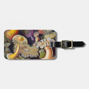 Sea Anemone Scientific Nature Ocean Luggage Tag