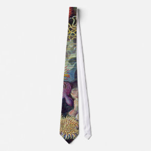 Sea Anemone Scientific Nature Ocean Tie