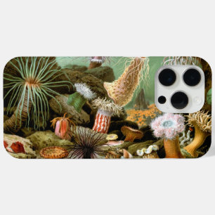 Sea Anemones, Vintage Marine Life Ocean Animals iPhone 15 Pro Max Case