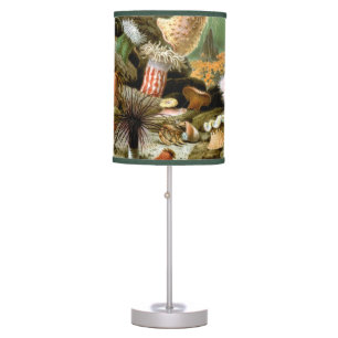 Sea Anemones, Vintage Marine Life Ocean Animals Table Lamp