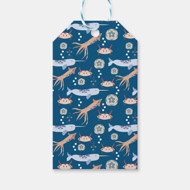 Sea animal Gift Tag (Front)