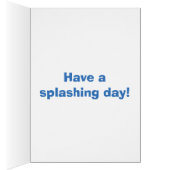 Sea Animal Leaping Dolphin Cards (Inside (Right))