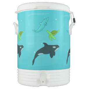 Sea Animals Beverage Cooler