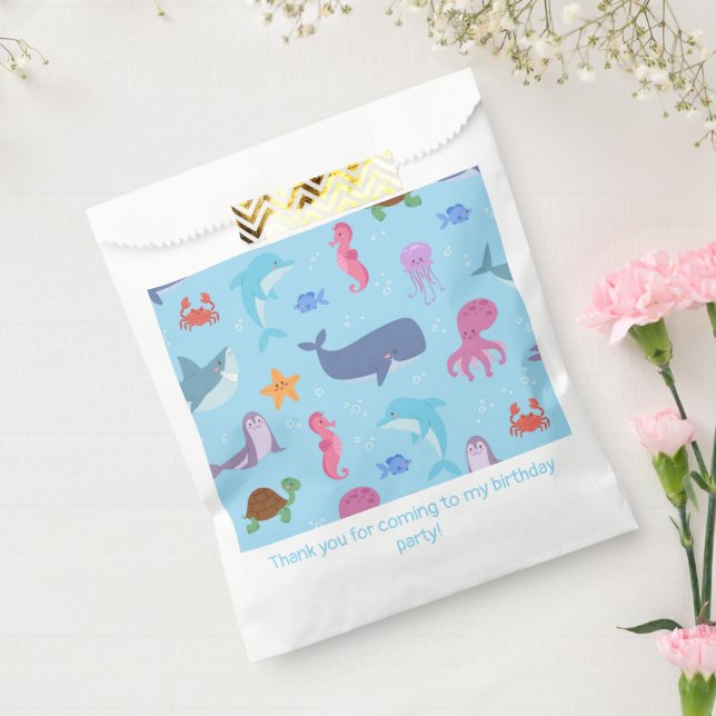 Sea Animals Favor Bag (Sealed)