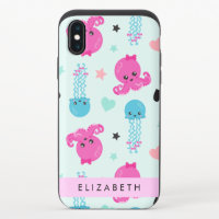 Sea Animals, Octopus, Jellyfish, Hearts, Your Name