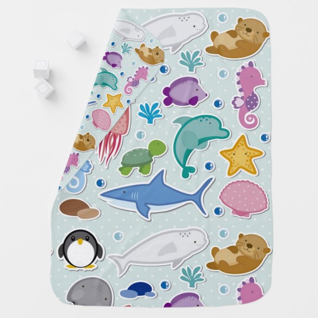 Sea Animals Receiving Blanket (In Situ)