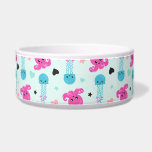 Sea Animals, Sea Life, Octopus, Jellyfish, Hearts Bowl<br><div class="desc">Cute,  fun and adorable pattern with octopuses,  jellyfishes,  hearts and stars. Modern and trendy gift,  perfect for the sea lover in your life.</div>