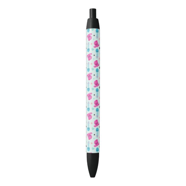 Sea Animals, Sea Life, Octopus, Jellyfish, Hearts Pen (Front Vertical)